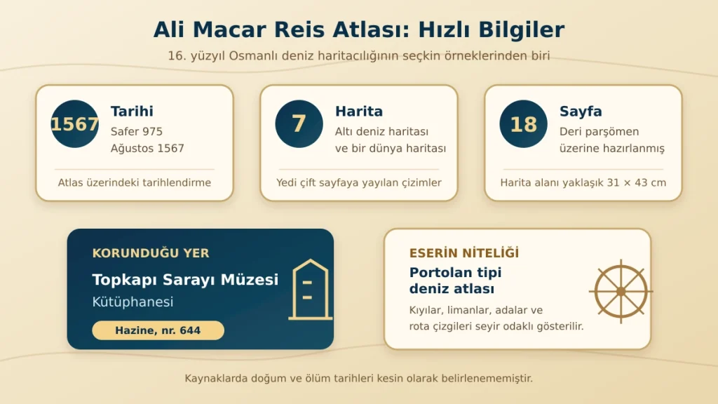 Ali Macar Reis Atlası; 1567 tarihli, yedi haritalık ve deri parşömen üzerine hazırlanmış bir deniz atlasıdır.